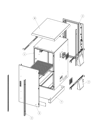 Outdoor Weld Rack 19Inch pic 2
